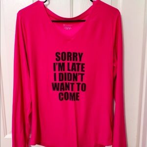 Sorry I’m Late I Didn’t Want To Come XL (UNWORN)